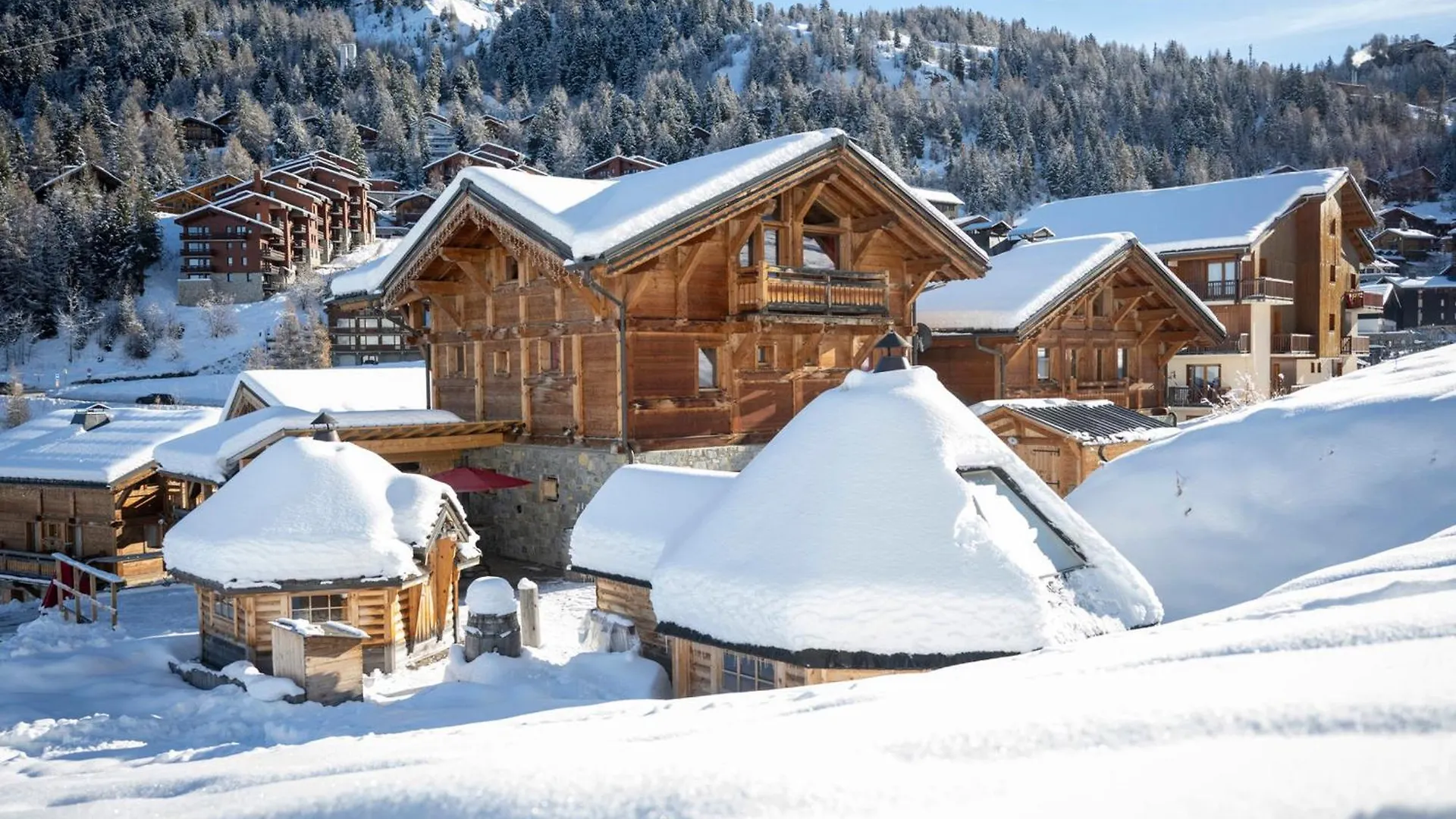 Chalet Spacieux 15 Pers. A Plagne 1800, Au Pied Des Pistes Avec Jacuzzi Et Sauna - Fr-1-181-2791 La Plagne-Tarentaise 0*,  프랑스